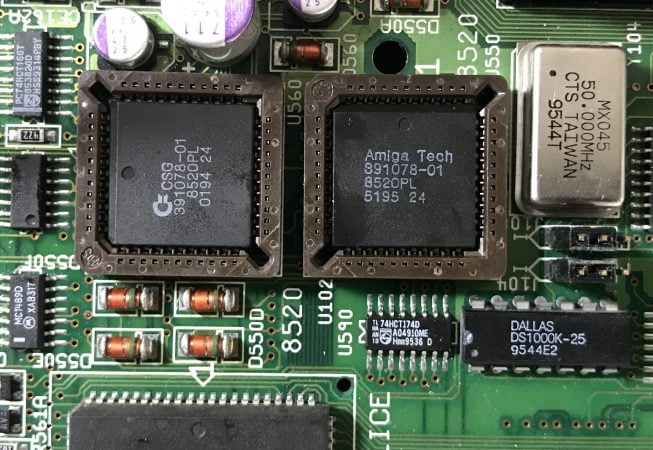 Amiga 4000T Motherboard CIA Chips