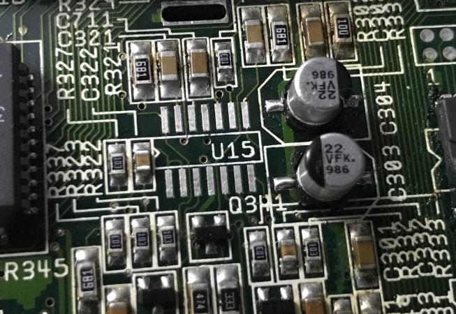 Removal of IC Amiga 1200