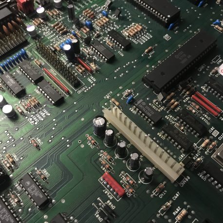 Amiga 2000 Mainboard Recapped