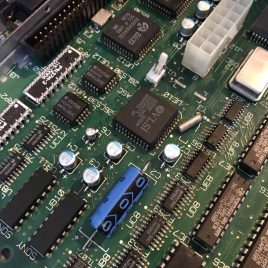 Macintosh SE/30 Logic Board Recapped