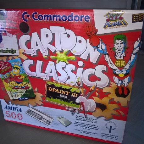 Amiga A500 Cartoon Classics Reproduction Box