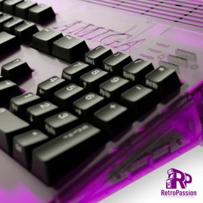 Amiga A1200 Purple Case Translucant RetroPassion