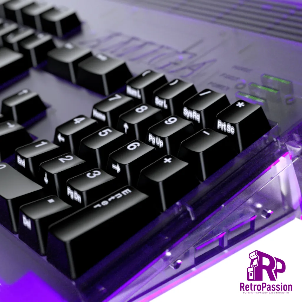 Amiga A1200 Purple Case Translucent RetroPassion